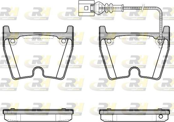 Roadhouse 2896.11 - Тормозные колодки, дисковые, комплект unicars.by