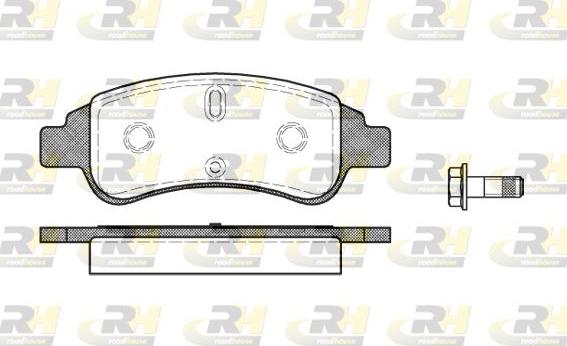 Roadhouse 2840.30 - Тормозные колодки, дисковые, комплект unicars.by