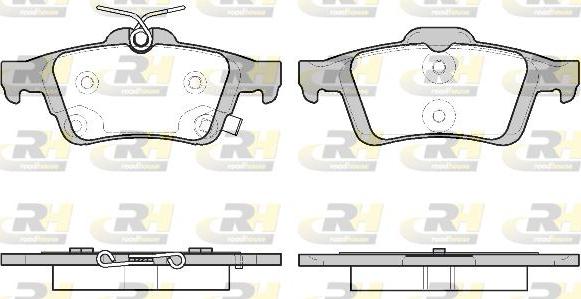 Roadhouse 2842.11 - Тормозные колодки, дисковые, комплект unicars.by