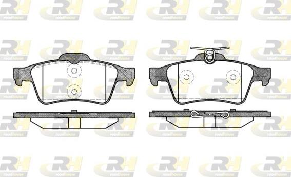 Roadhouse 2842.20 - Тормозные колодки, дисковые, комплект unicars.by