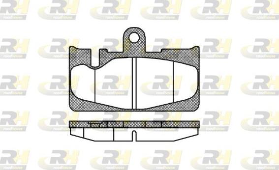 Roadhouse 2889.00 - Тормозные колодки, дисковые, комплект unicars.by