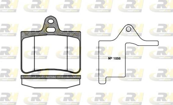 Roadhouse 2830.00 - Тормозные колодки, дисковые, комплект unicars.by