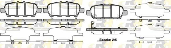 Roadhouse 2876.41 - Тормозные колодки, дисковые, комплект unicars.by