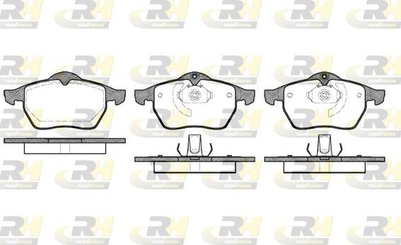 Roadhouse 2390.10 - Тормозные колодки, дисковые, комплект unicars.by