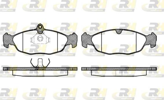 Roadhouse 2393.00 - Тормозные колодки, дисковые, комплект unicars.by