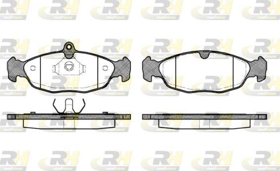 Roadhouse 2393.20 - Тормозные колодки, дисковые, комплект unicars.by