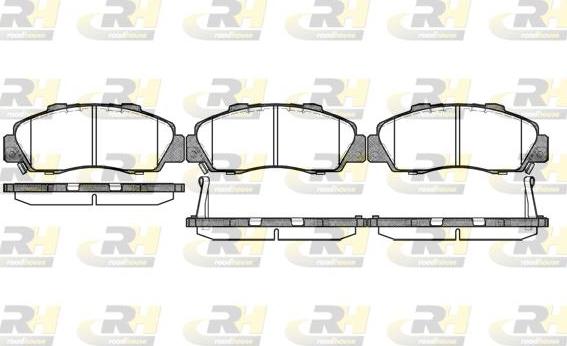 Roadhouse 2351.32 - Тормозные колодки, дисковые, комплект unicars.by