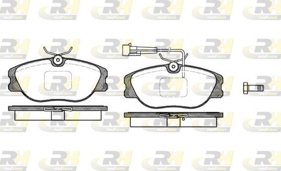 Roadhouse 2305.31 - Тормозные колодки, дисковые, комплект unicars.by