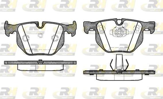 Roadhouse 2381.40 - Тормозные колодки, дисковые, комплект unicars.by