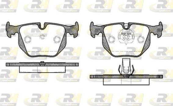 Roadhouse 2381.30 - Тормозные колодки, дисковые, комплект unicars.by