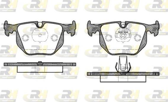 Roadhouse 2381.20 - Тормозные колодки, дисковые, комплект unicars.by