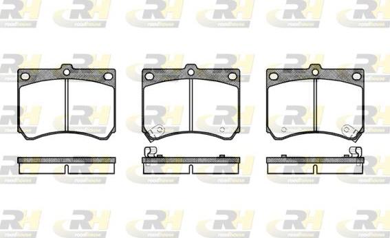 Roadhouse 2333.02 - Тормозные колодки, дисковые, комплект unicars.by