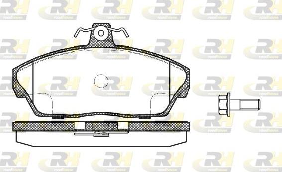 Roadhouse 2337.10 - Тормозные колодки, дисковые, комплект unicars.by