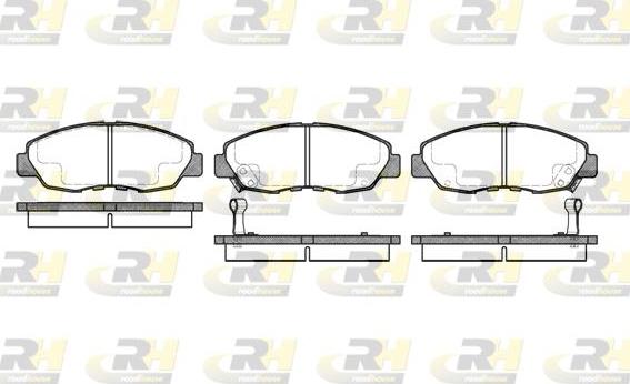 Roadhouse 2324.02 - Тормозные колодки, дисковые, комплект unicars.by