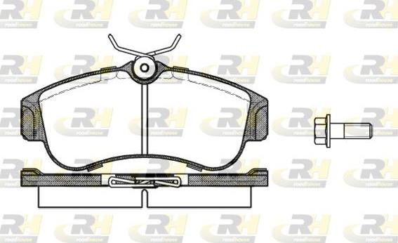 Roadhouse 2320.00 - Тормозные колодки, дисковые, комплект unicars.by