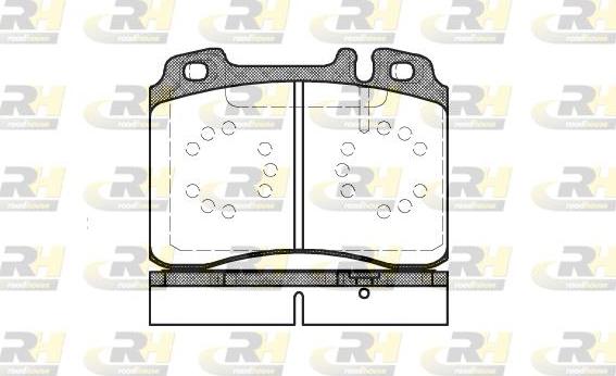 Roadhouse 2379.20 - Тормозные колодки, дисковые, комплект unicars.by