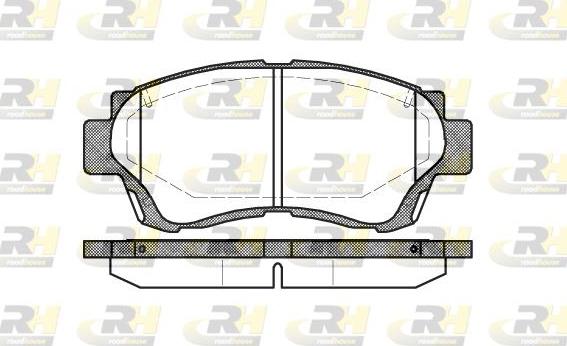 Roadhouse 2370.00 - Тормозные колодки, дисковые, комплект unicars.by