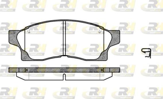 Roadhouse 2377.00 - Тормозные колодки, дисковые, комплект unicars.by