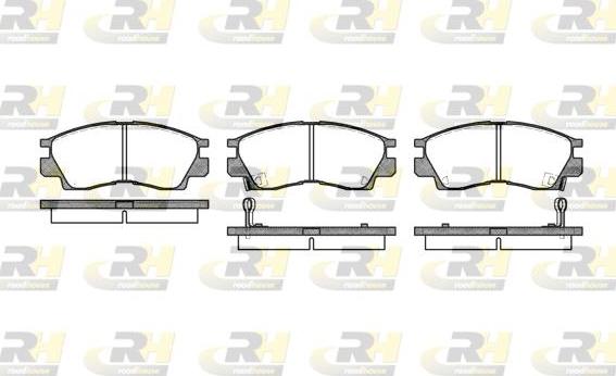 Roadhouse 2290.02 - Тормозные колодки, дисковые, комплект unicars.by