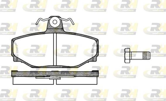 Roadhouse 2297.00 - Тормозные колодки, дисковые, комплект unicars.by