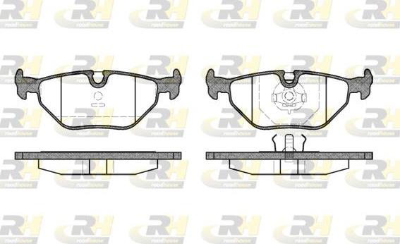 Roadhouse 2265.00 - Тормозные колодки, дисковые, комплект unicars.by