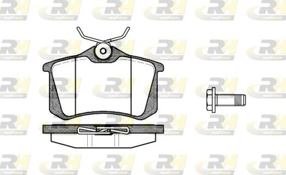 Roadhouse 2263.05 - Тормозные колодки, дисковые, комплект unicars.by