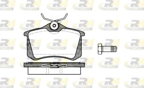 Roadhouse 2263.01 - Тормозные колодки, дисковые, комплект unicars.by