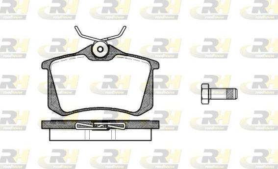 Roadhouse 2263.10 - Тормозные колодки, дисковые, комплект unicars.by