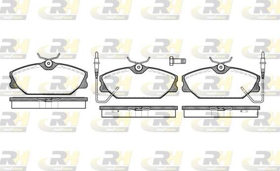 Roadhouse 2208.02 - Тормозные колодки, дисковые, комплект unicars.by