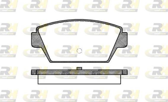 Roadhouse 2215.00 - Тормозные колодки, дисковые, комплект unicars.by