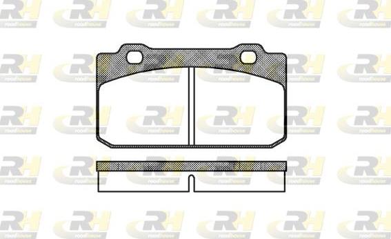 Roadhouse 2210.00 - Тормозные колодки, дисковые, комплект unicars.by