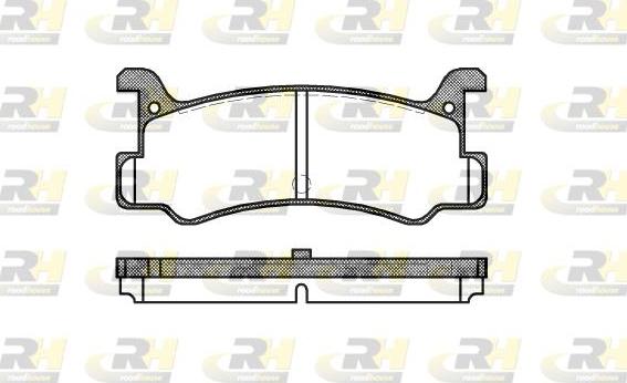 Roadhouse 2213.00 - Тормозные колодки, дисковые, комплект unicars.by