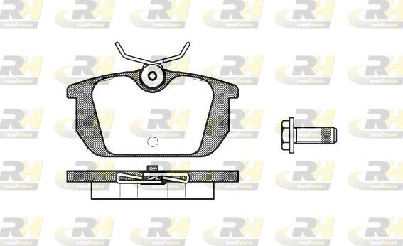 Roadhouse 2231.00 - Тормозные колодки, дисковые, комплект unicars.by