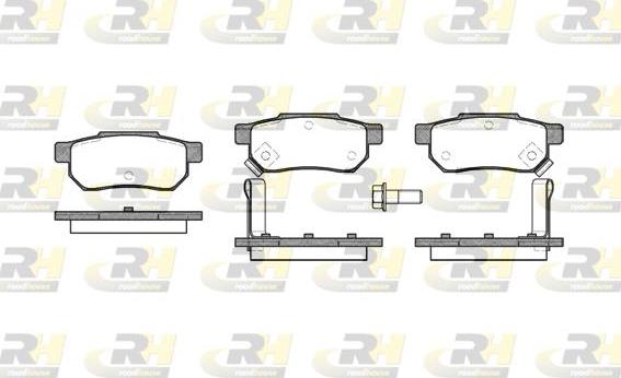 Roadhouse 2233.02 - Тормозные колодки, дисковые, комплект unicars.by