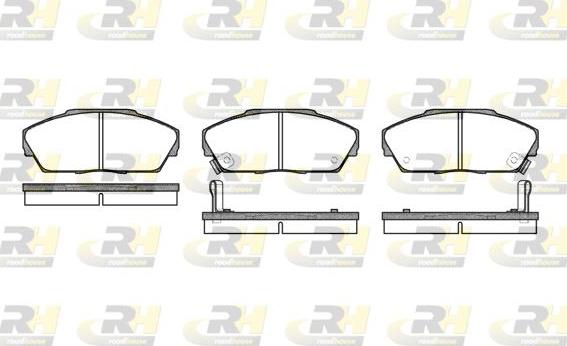 Roadhouse 2237.02 - Тормозные колодки, дисковые, комплект unicars.by