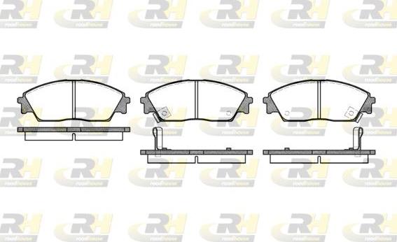 Roadhouse 2229.02 - Тормозные колодки, дисковые, комплект unicars.by