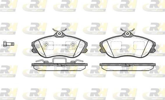 Roadhouse 2276.20 - Тормозные колодки, дисковые, комплект unicars.by