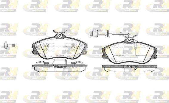 Roadhouse 2276.22 - Тормозные колодки, дисковые, комплект unicars.by