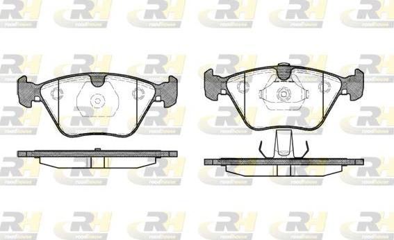 Roadhouse 2270.13 - Тормозные колодки, дисковые, комплект unicars.by