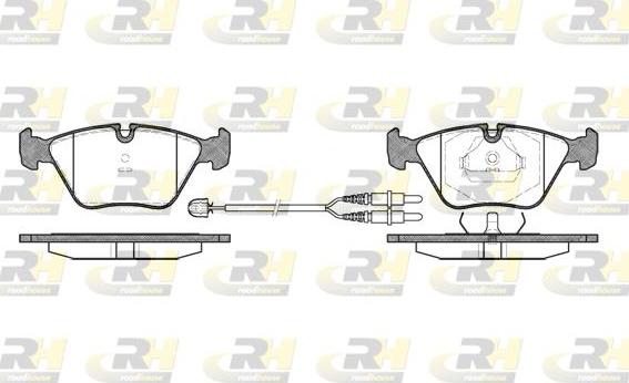 Roadhouse 2270.22 - Тормозные колодки, дисковые, комплект unicars.by