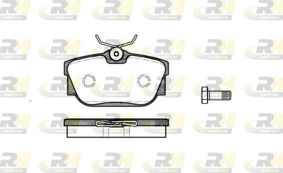 Roadhouse 2767.00 - Тормозные колодки, дисковые, комплект unicars.by