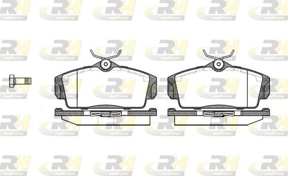 Roadhouse 2704.00 - Тормозные колодки, дисковые, комплект unicars.by