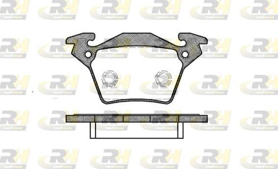 Roadhouse 2717.00 - Тормозные колодки, дисковые, комплект unicars.by