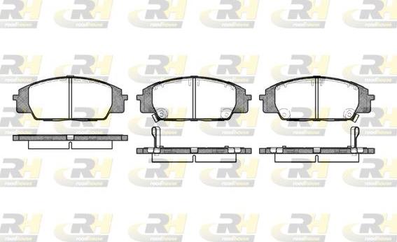 Roadhouse 2735.02 - Тормозные колодки, дисковые, комплект unicars.by