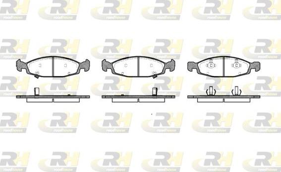 Roadhouse 2736.02 - Тормозные колодки, дисковые, комплект unicars.by