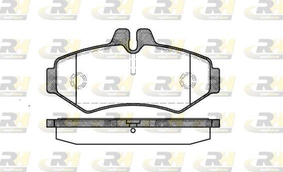 Roadhouse 2733.00 - Тормозные колодки, дисковые, комплект unicars.by