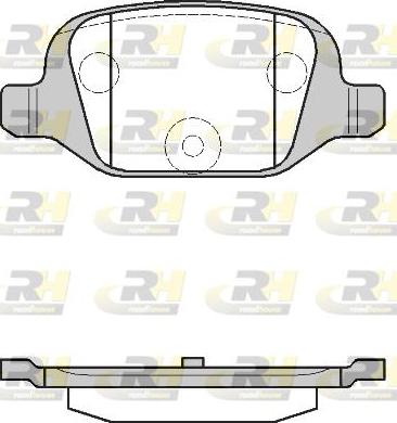 Roadhouse 2727.00 - Тормозные колодки, дисковые, комплект unicars.by