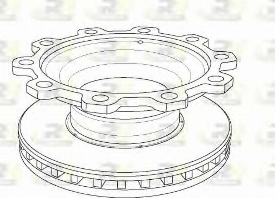 Roadhouse DSX1097.20 - Тормозной диск unicars.by