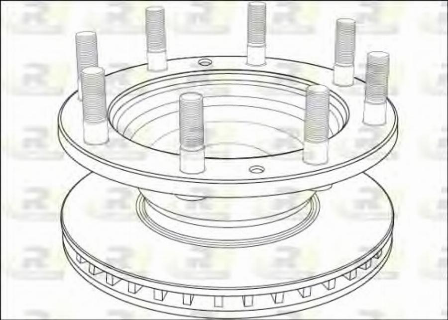 Roadhouse DSX1003.20 - Тормозной диск unicars.by