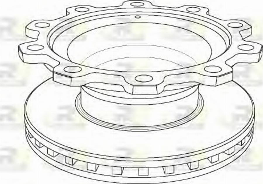 Roadhouse DSX1083.20 - Тормозной диск unicars.by